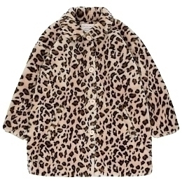 Пальто с принтом леопарда от бренда Tinycottons