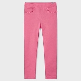 Легинсы розового цвета с карманами от бренда Mayoral