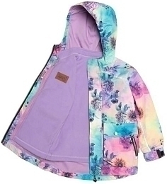 Куртка и кофта фиолетового цвета с брюками от бренда Deux par deux