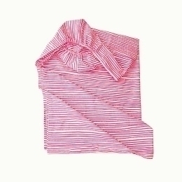 Простынь с розовыми полосками от бренда Noe&Zoe
