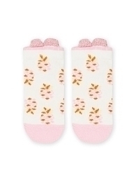 Носки с ушками бело-розовые от бренда DPAM