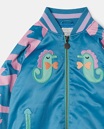 Бомбер Double Seahorse от бренда Stella McCartney kids