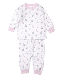 Пижама белая с изображением ламы от бренда Kissy Kissy