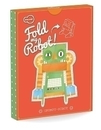 Игрушка из картона Сердитый робот от бренда Kroom