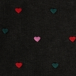 Платье джинсовое с цветными сердечками от бренда Stella McCartney kids