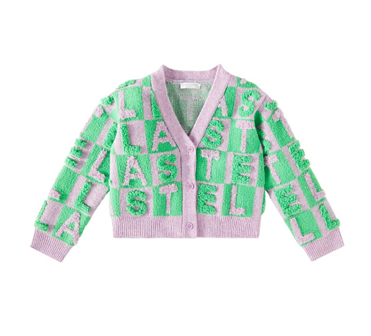 Кардиган Logo Print от бренда Stella McCartney kids