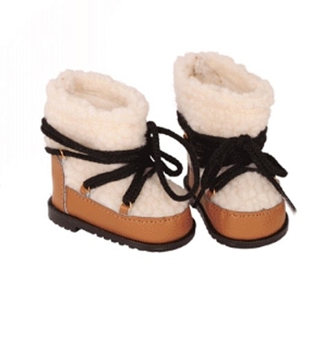 Зимние утепленные ботинки со шнуровкой для куклы от бренда Gotz