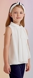 Блузка белого цвета от бренда Abel and Lula