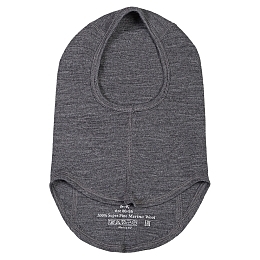 Шапка-шлем серого цвета от бренда Wool&cotton