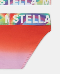 Бикини Logo Tape Ombre от бренда Stella McCartney kids