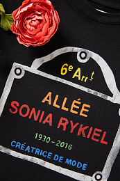 Футболка черная ETOILE от бренда SONIA RYKIEL Черный