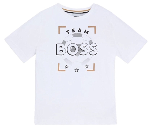 Футболка TEAM BOSS от бренда BOSS Белый