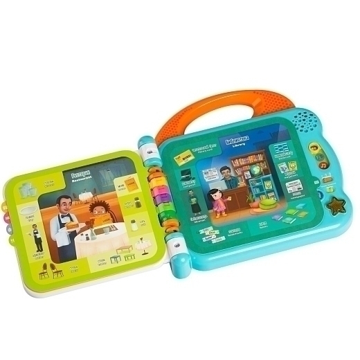 Книга «100 слов о местах, где я бываю» от бренда VTECH