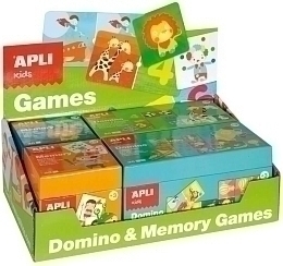 Набор домино и мемори от бренда Apli Kids