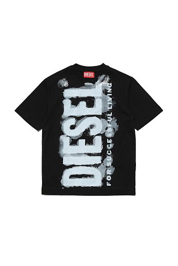 Футболка TJUSTE16 Black от бренда DIESEL Черный