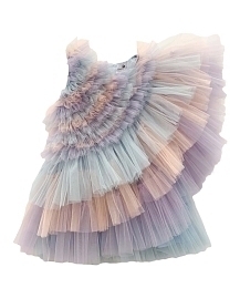 Платье фатиновое на одно плечо разноцветное от бренда Raspberry Plum
