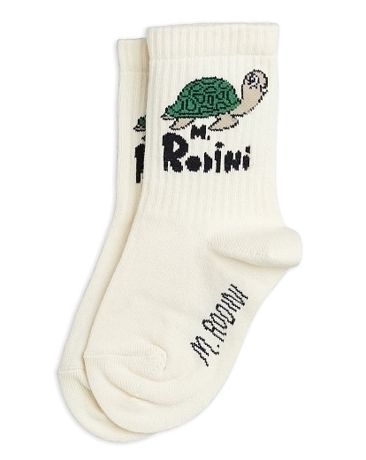 Носки с изображением черепахи от бренда Mini Rodini