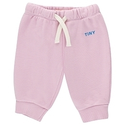 Джоггеры для малыша розового цвета от бренда Tinycottons