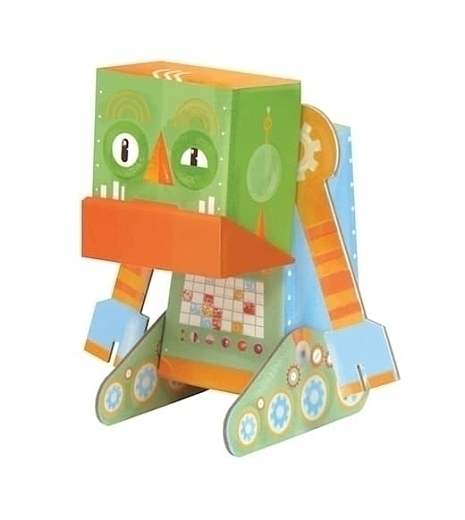 Игрушка из картона Сердитый робот от бренда Kroom