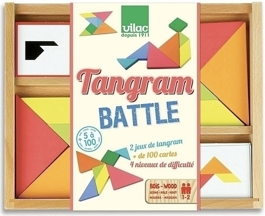 Головоломка Танграм от бренда Vilac