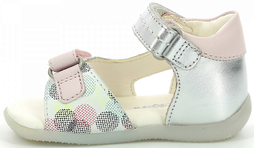 Сандалии WHITE PINK DOTS MULTICO от бренда KicKers