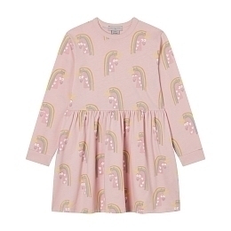 Платье с радужными единорожками от бренда Stella McCartney kids