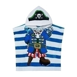 Полотенце с капюшоном Пират от бренда Stella McCartney kids