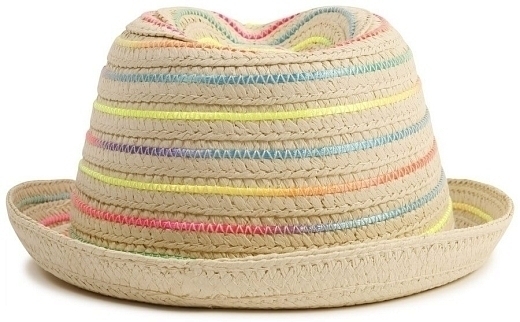 Шляпа BILLIEBLUSH в разноцветную полоску от бренда Billieblush