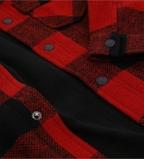 Рубашка в красно-черную клетку от бренда Original Marines