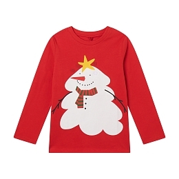 Лонгслив Snowman Graphic от бренда Stella McCartney kids