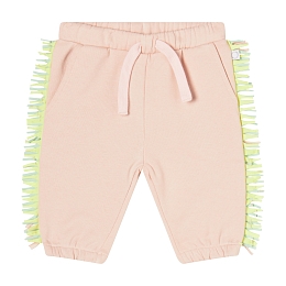 Джоггеры розовый с бахромой от бренда Stella McCartney kids