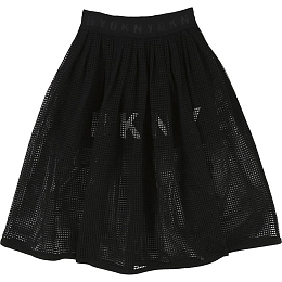 Юбка черная с надписью DKNY от бренда DKNY