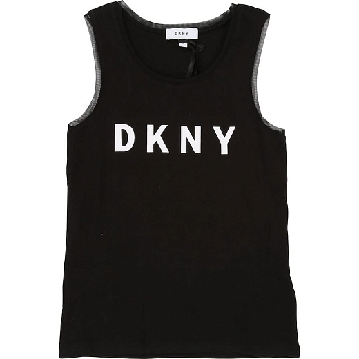 Майка с надписью DKNY от бренда DKNY Черный