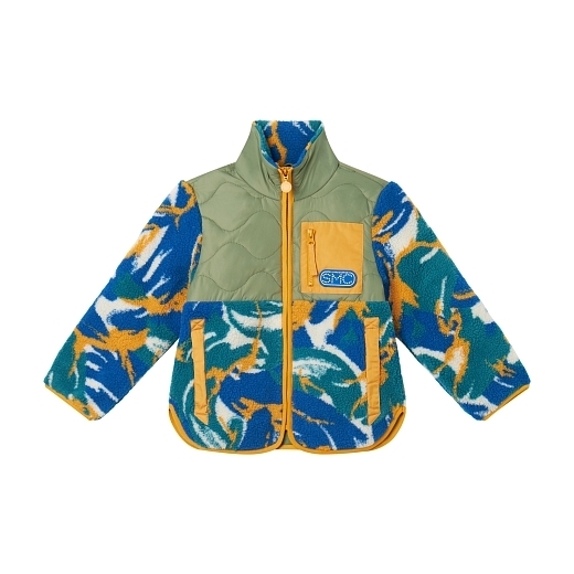 Кофта Camouflage Pattern Fleece от бренда Stella McCartney kids