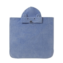 Полотенце с капюшоном синего цвета от бренда Mayoral