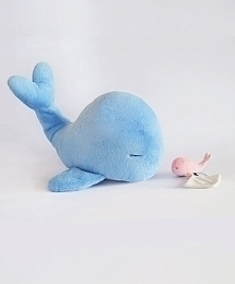 Игрушка Кит с комфортером 15 см голубой от бренда Doudou et Compagnie