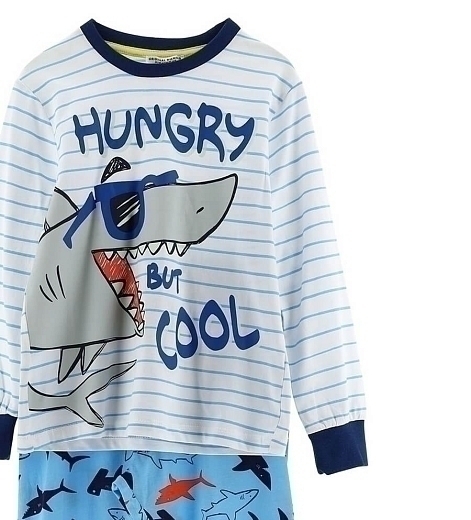 Пижама с изображением забавных акул от бренда Original Marines