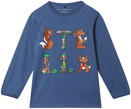 Лонгслив Fox от бренда Stella McCartney kids