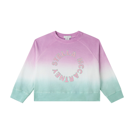 Свитшот Logo Ombre от бренда Stella McCartney kids