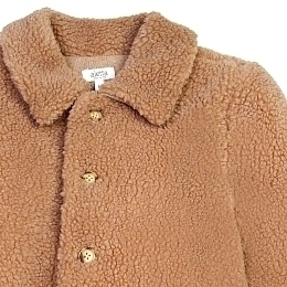 Укороченное меховое пальто от бренда Aletta