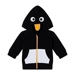 Толстовка-пингвин с капюшоном от бренда Stella McCartney kids
