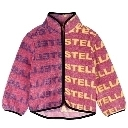 Кофта розовая с надписями от бренда Stella McCartney kids