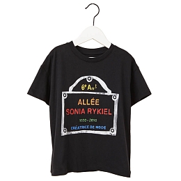 Футболка черная ETOILE от бренда SONIA RYKIEL Черный