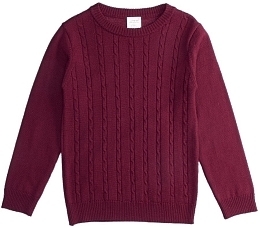 Джемпер бордового цвета от бренда Wool&cotton
