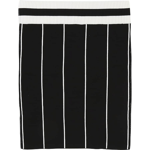 Юбка черная в полоску от бренда DKNY