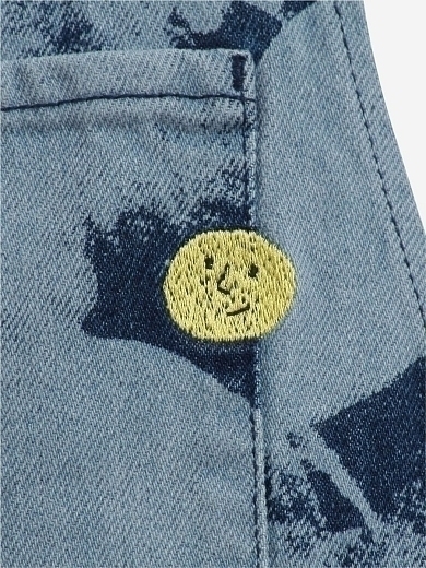 Комбинезон джинсовый Painting All Over от бренда Bobo Choses