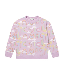 Свитшот и джоггеры с цветными буквами от бренда Stella McCartney kids