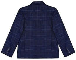 Пиджак синий в клетку от бренда Aletta
