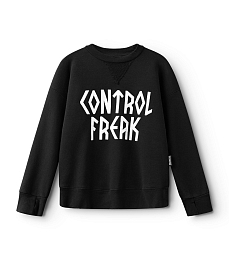 Свитшот CONTROL FREAK BLACK от бренда NuNuNu