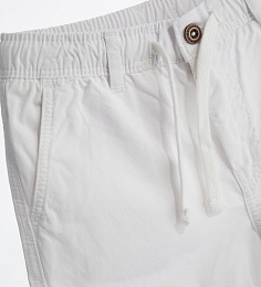 Штаны белого цвета со шнурками от бренда Original Marines
